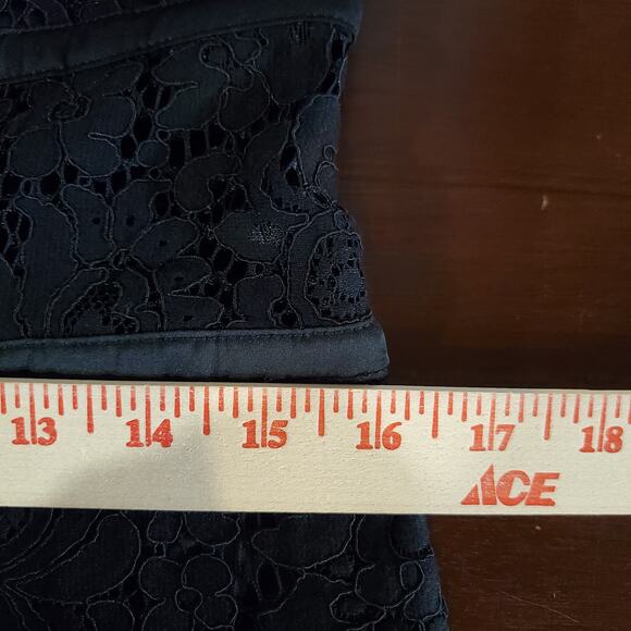 Express Lace Sheer Waist Cutout Bodycon Dress Size 10 Whimsigoth Coquette Black - Picture 11 of 13